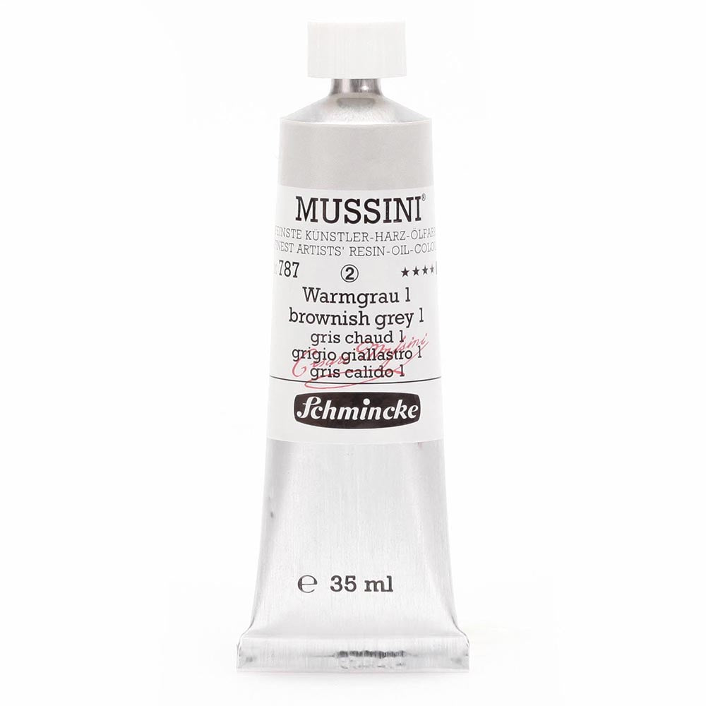 Schmincke Mussini Yağlı Boya 35ml Brownish Grey 1 787 S.2