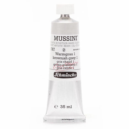 Schmincke Mussini Yağlı Boya 35ml Brownish Grey 1 787 S.2