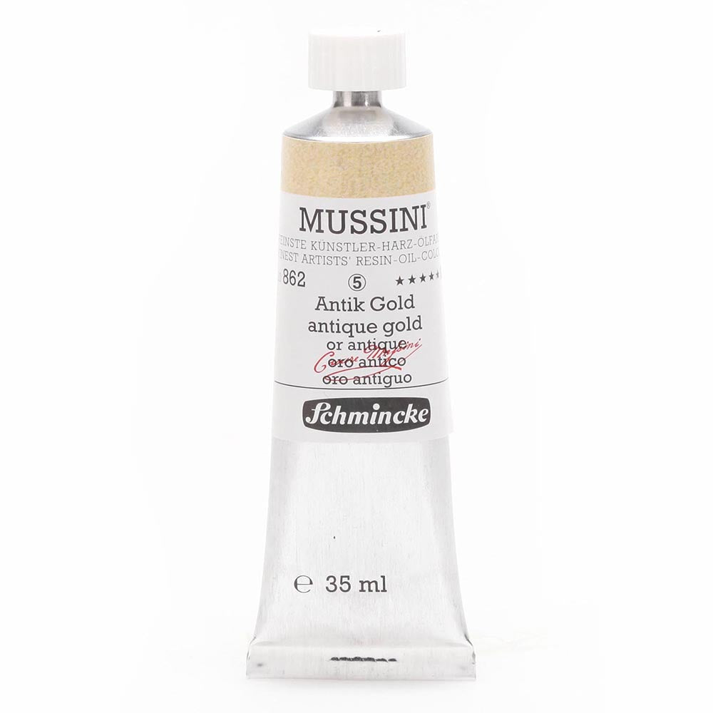 Schmincke Mussini Yağlı Boya 35ml Antique Gold 862 S.5