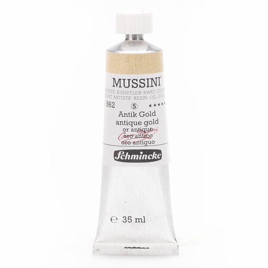 Schmincke Mussini Yağlı Boya 35ml Antique Gold 862 S.5