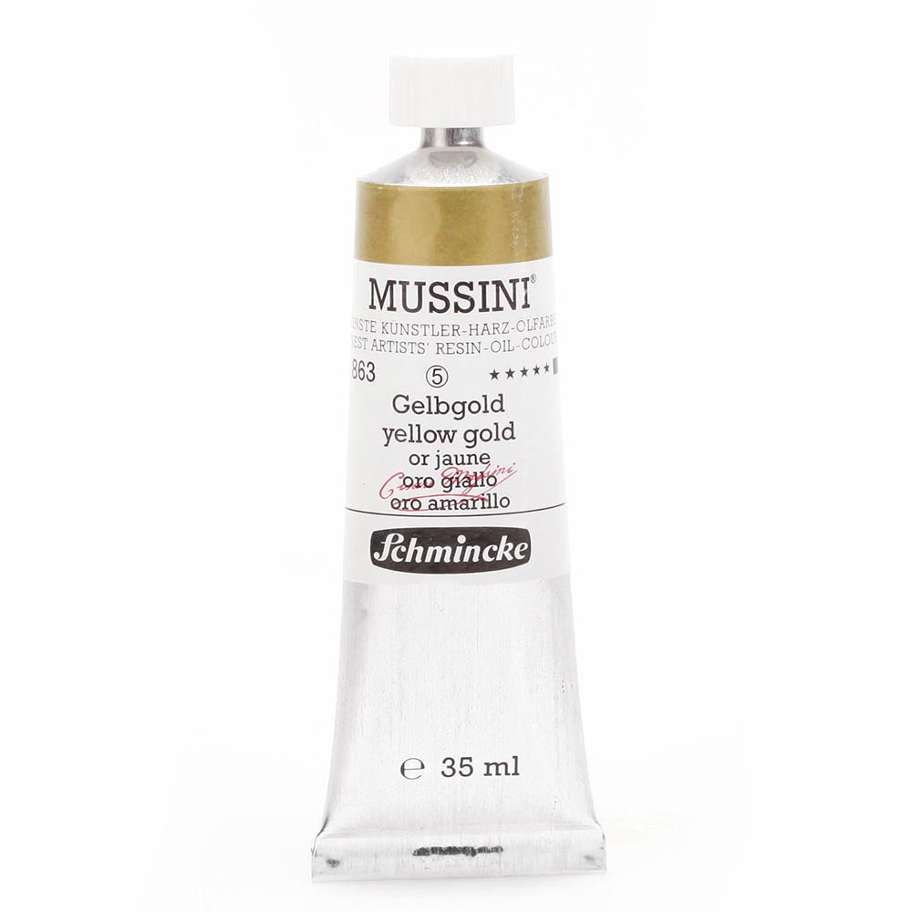 Schmincke Mussini Yağlı Boya 35ml Yellow Gold 863 S.5