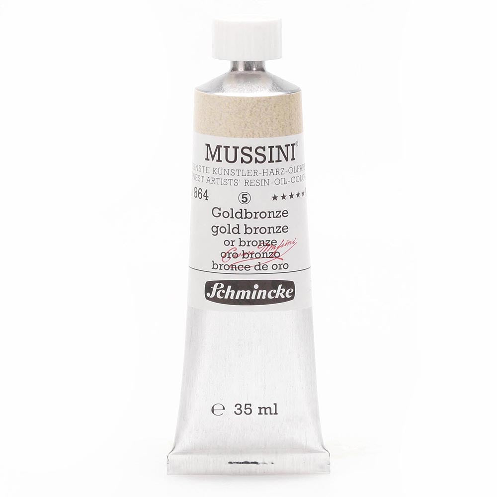 Schmincke Mussini Yağlı Boya 35ml Gold Bronze 864 S.5