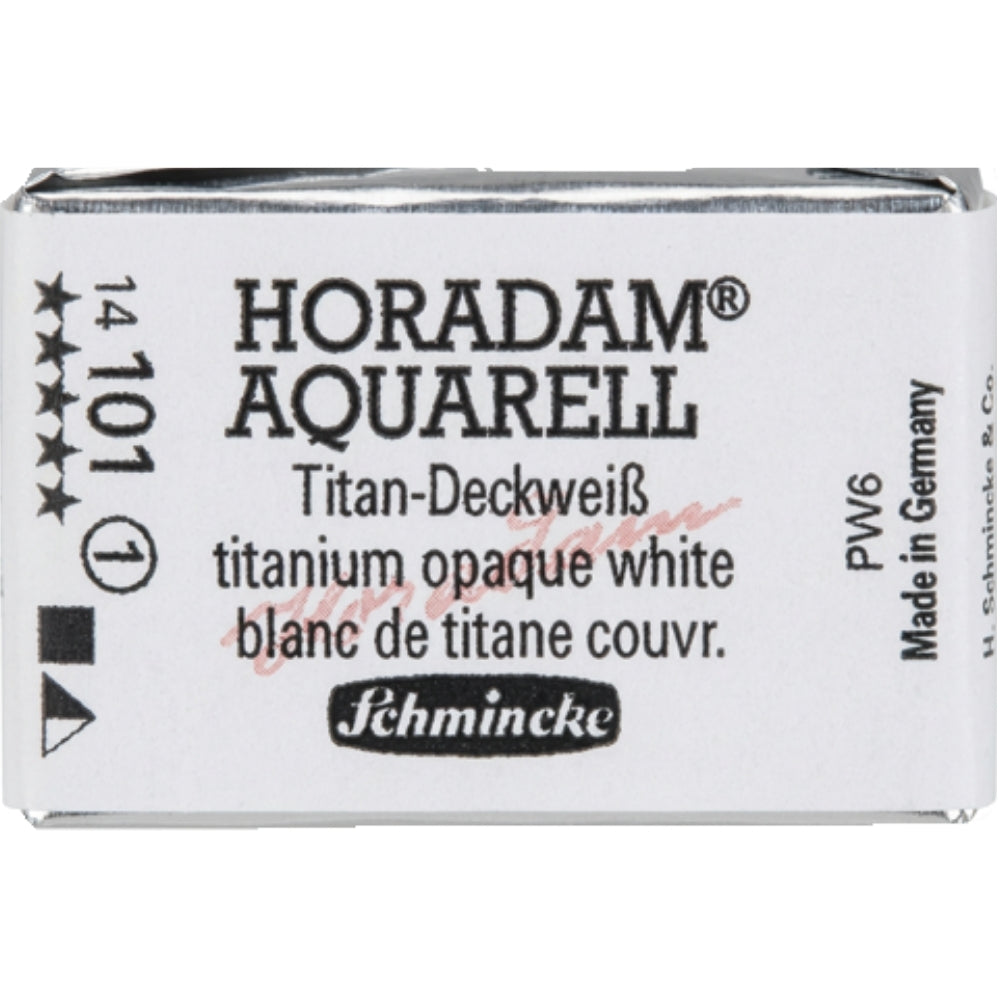 Schmincke Horadam Aquarell Titanium-Opaque White 101 S.1 (Tam Tablet)