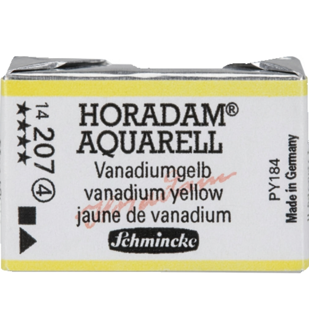Schmincke Horadam Aquarell Vanadium Yellow 207 S.4 (Tam Tablet)