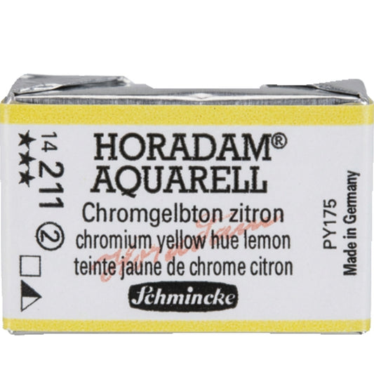 Schmincke Horadam Aquarell Chrome Yellow Lemon 211 S.2 (Tam Tablet)