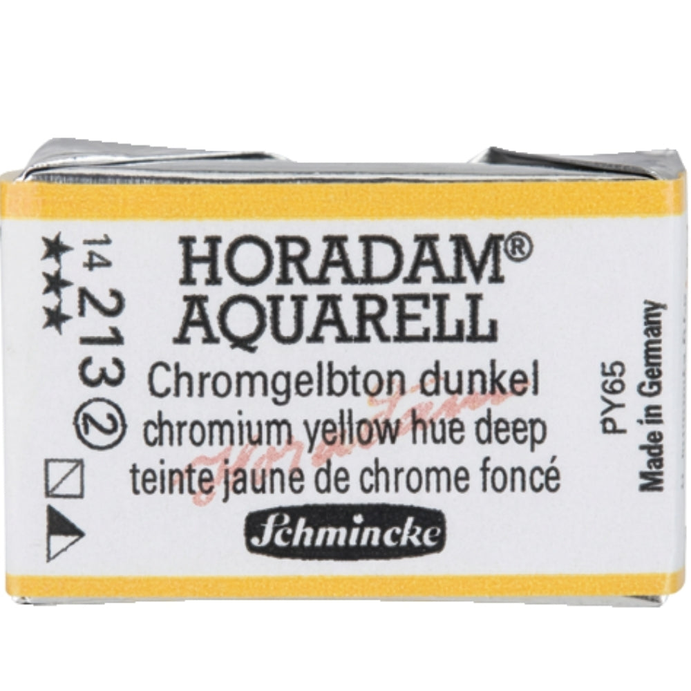 Schmincke Horadam Aquarell Chrome Yellow Deep, No Lead 213 S.2 (Tam Tablet)
