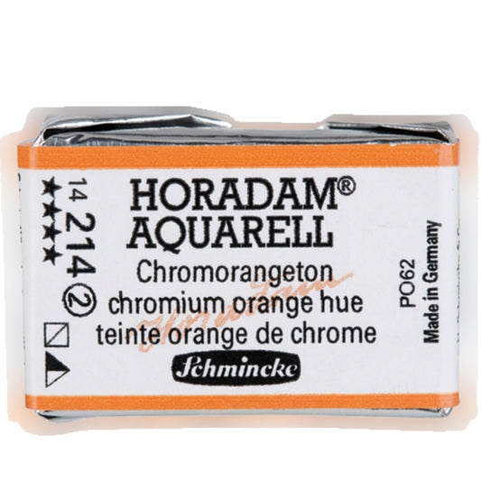 Schmincke Horadam Aquarell Chrome Orange, No Lead 214 S.2 (Tam Tablet)