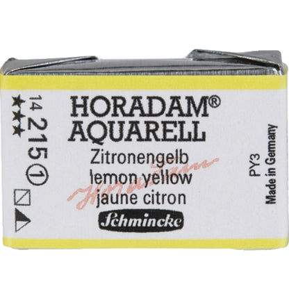 Schmincke Horadam Aquarell Lemon Yellow 215 S.1 (Tam Tablet)