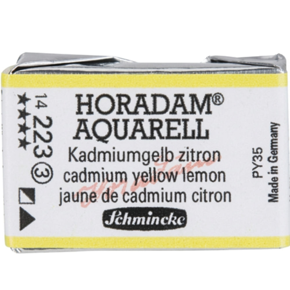 Schmincke Horadam Aquarell Cadmium Yellow Lemon 223 S.3 (Tam Tablet)