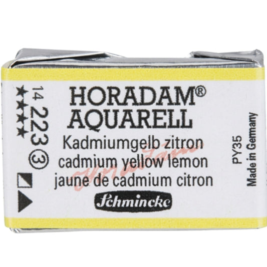 Schmincke Horadam Aquarell Cadmium Yellow Lemon 223 S.3 (Tam Tablet)