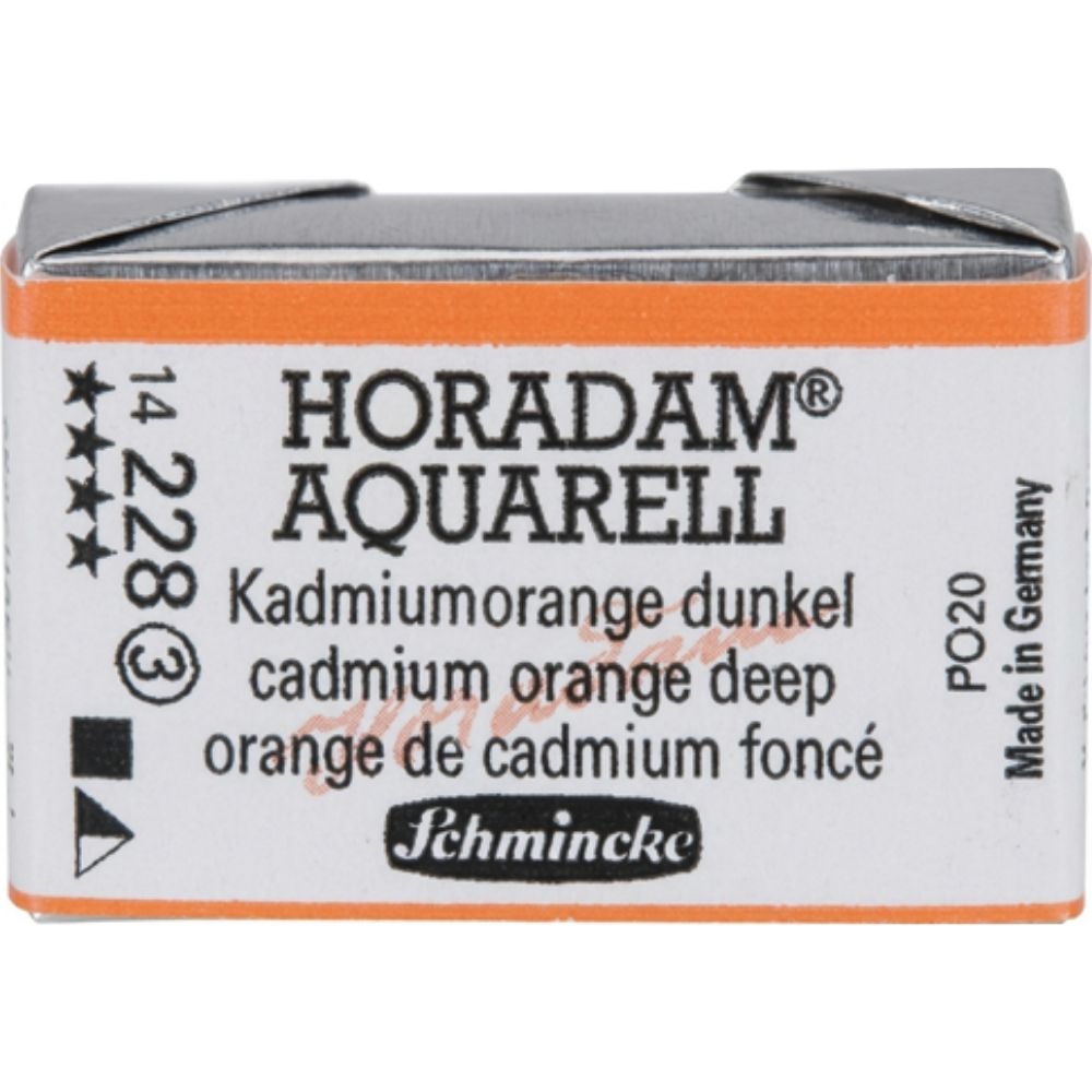 Schmincke Horadam Aquarell Cadmium Orange Deep 228 S.3 (Tam Tablet)