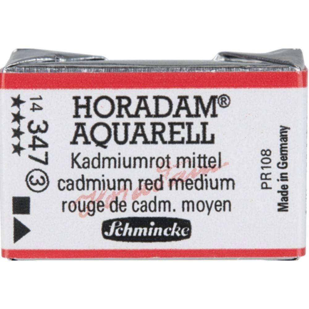 Schmincke Horadam Aquarell Cadmium Red Middle 347 S.3 (Tam Tablet)