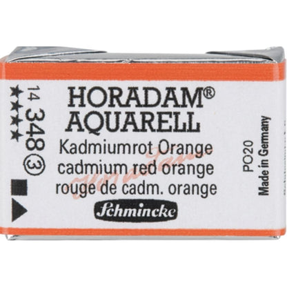 Schmincke Horadam Aquarell Cadmium Red Orange 348 S.3 (Tam Tablet)