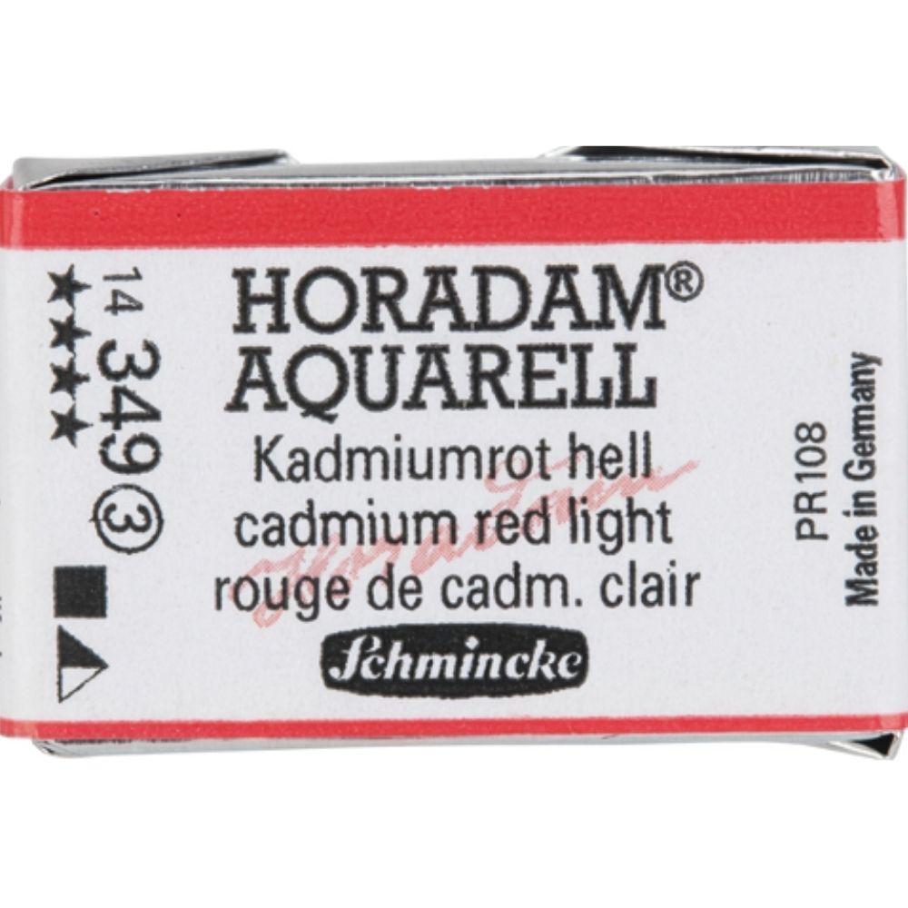 Schmincke Horadam Aquarell Cadmium Red Light 349 S.3 (Tam Tablet)