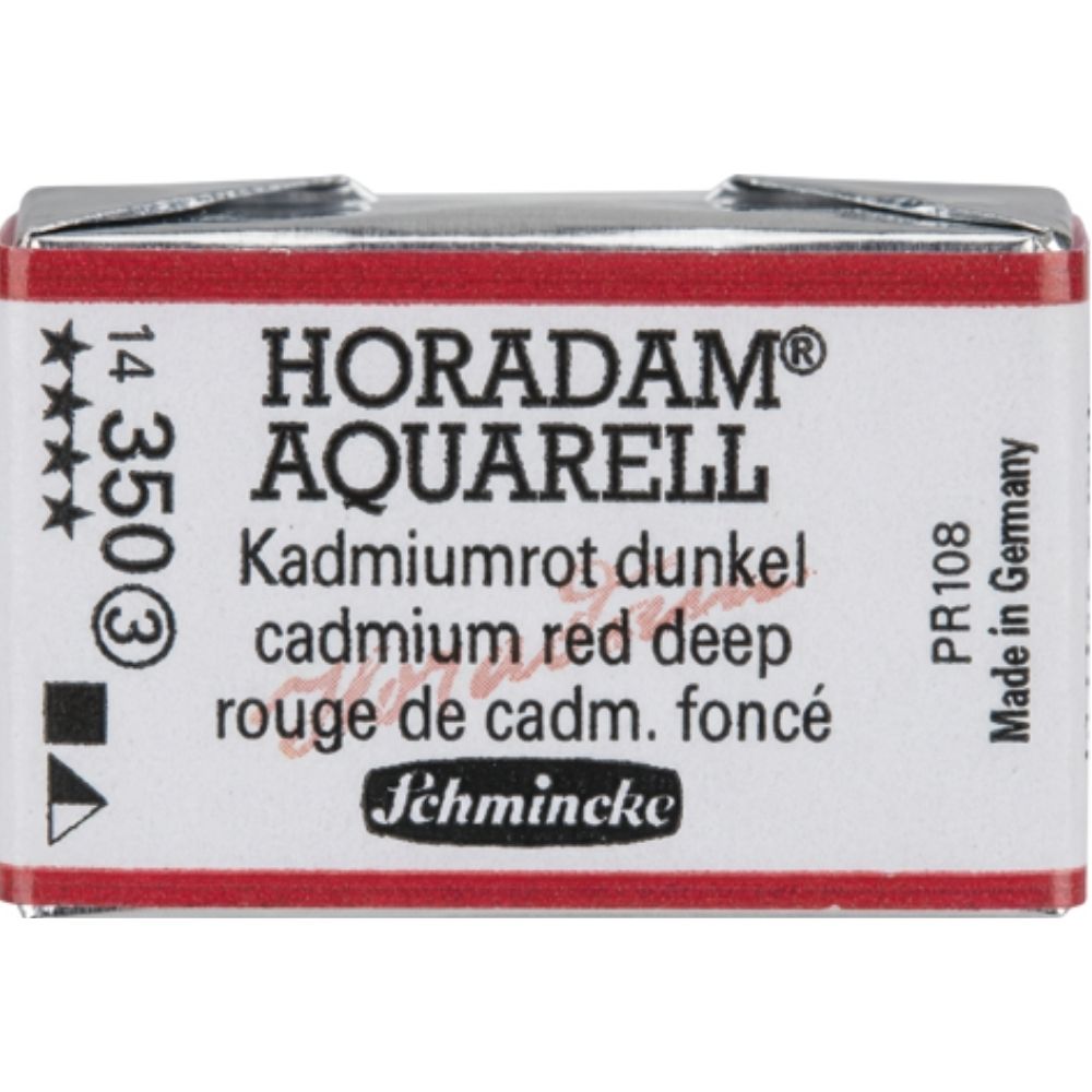 Schmincke Horadam Aquarell Cadmium Red Deep 350 S.3 (Tam Tablet)