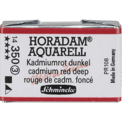 Schmincke Horadam Aquarell Cadmium Red Deep 350 S.3 (Tam Tablet)