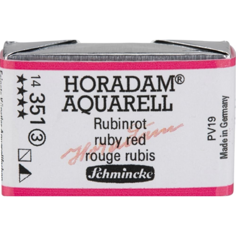 Schmincke Horadam Aquarell Ruby Red 351 S.3 (Tam Tablet)