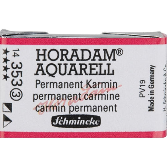 Schmincke Horadam Aquarell Permanent Carmine 353 S.3 (Tam Tablet)