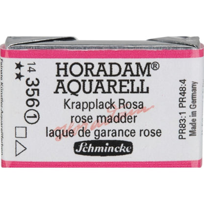Schmincke Horadam Aquarell Rose Madder 356 S.1 (Tam Tablet)