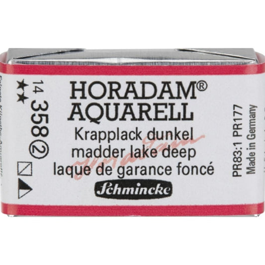 Schmincke Horadam Aquarell Madder Lake Deep 358 S.2 (Tam Tablet)