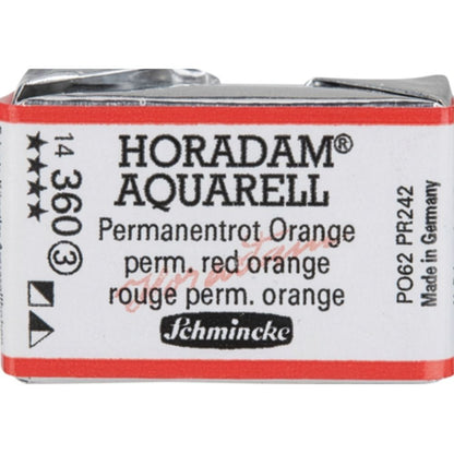 Schmincke Horadam Aquarell Permanent Red Orange 360 S.3 (Tam Tablet)