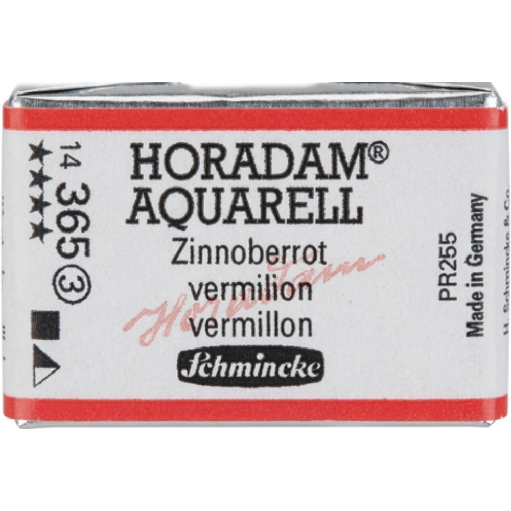 Schmincke Horadam Aquarell Vermilion 365 S.3 (Tam Tablet)
