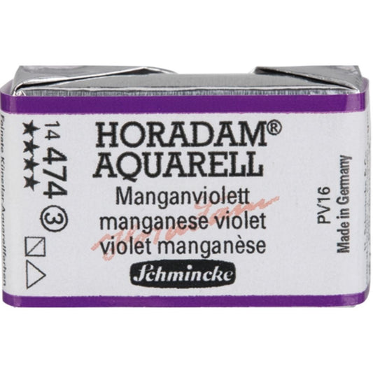 Schmincke Horadam Aquarell Manganese Violet 474 S.3 (Tam Tablet)
