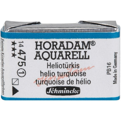 Schmincke Horadam Aquarell Helio Turquoise 475 S.1 (Tam Tablet)