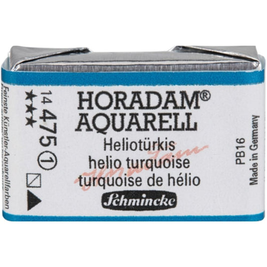 Schmincke Horadam Aquarell Helio Turquoise 475 S.1 (Tam Tablet)