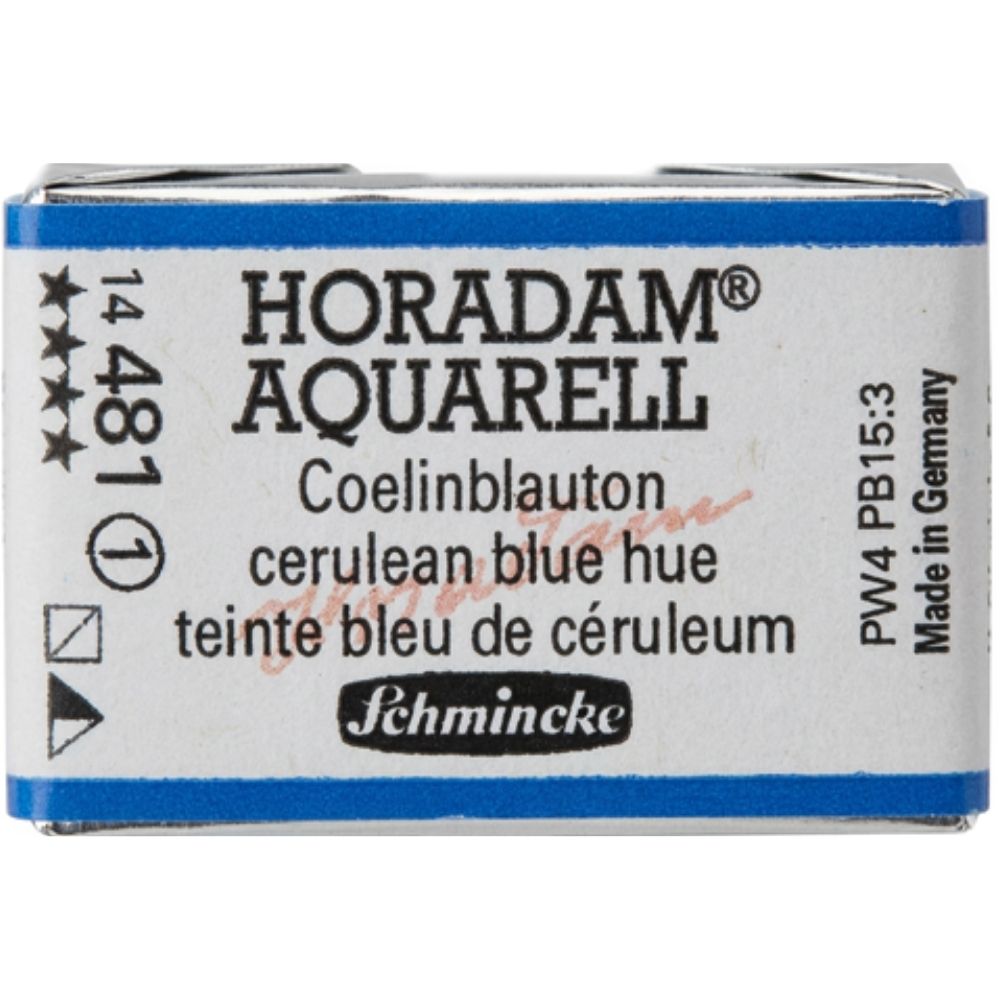 Schmincke Horadam Aquarell Cerulean Blue Hue 481 S.1 (Tam Tablet)