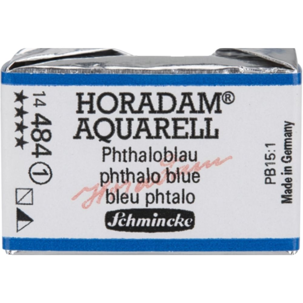 Schmincke Horadam Aquarell Phthalo Blue 484 S.1 (Tam Tablet)