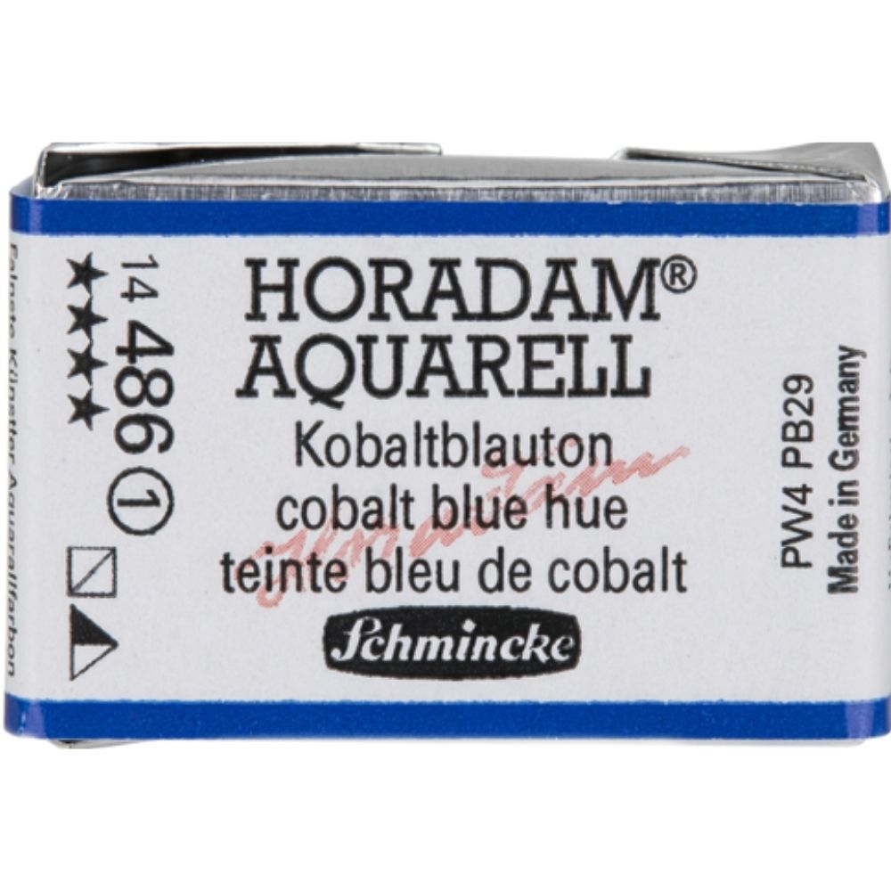 Schmincke Horadam Aquarell Cobalt Blue Hue 486 S.1 (Tam Tablet)