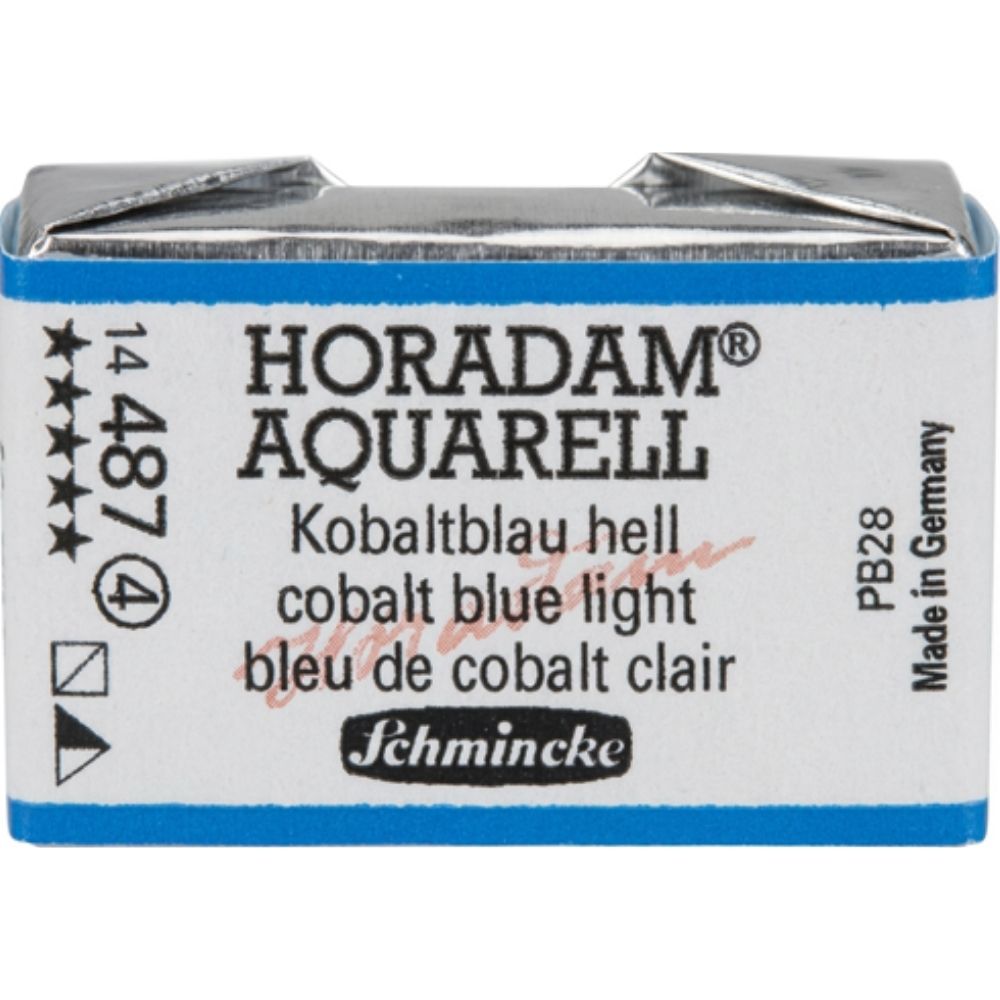 Schmincke Horadam Aquarell Cobalt Blue Light 487 S.4 (Tam Tablet)