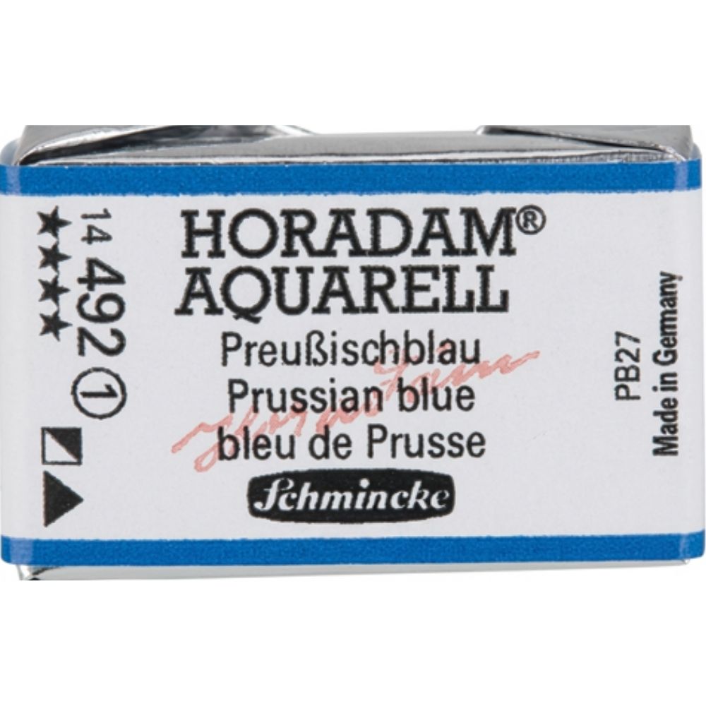 Schmincke Horadam Aquarell Prussian Blue 492 S.1 (Tam Tablet)