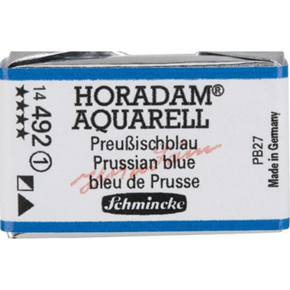 Schmincke Horadam Aquarell Prussian Blue 492 S.1 (Tam Tablet)