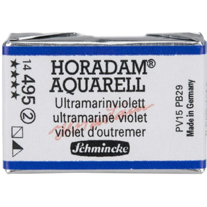 Schmincke Horadam Aquarell Ultramarine Violet 495 S.2 (Tam Tablet)