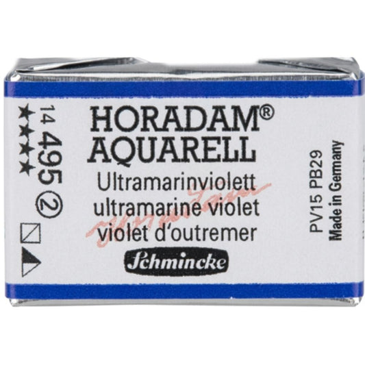 Schmincke Horadam Aquarell Ultramarine Violet 495 S.2 (Tam Tablet)