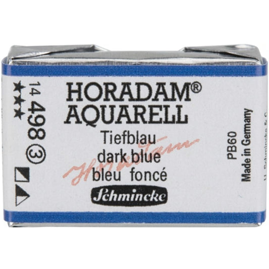 Schmincke Horadam Aquarell Dark Blue Indigo 498 S.3 (Tam Tablet)