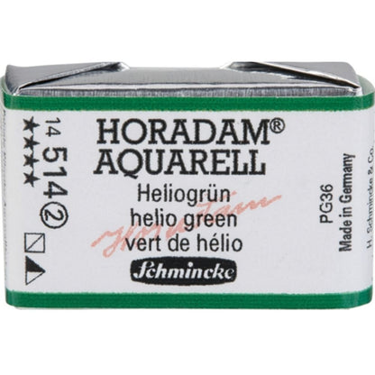 Schmincke Horadam Aquarell Helio Green 514 S.2 (Tam Tablet)