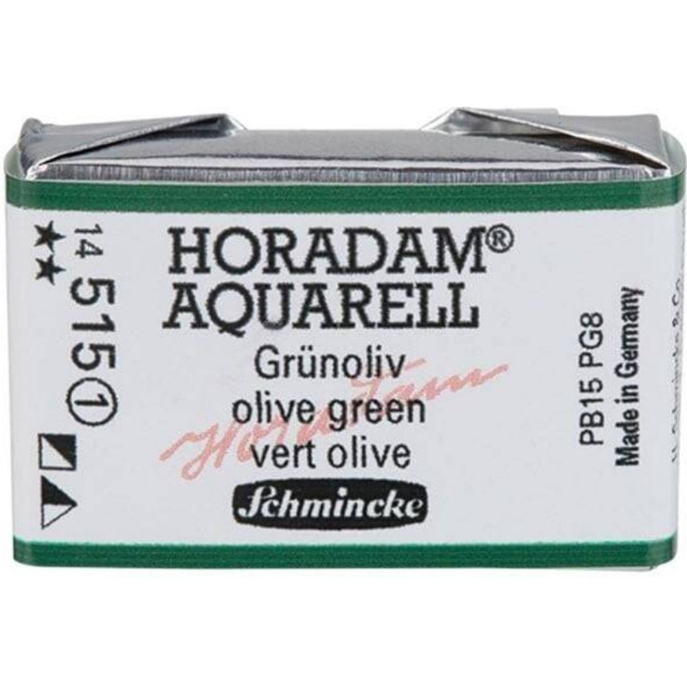 Schmincke Horadam Aquarell Olive Green 515 S.1 (Tam Tablet)
