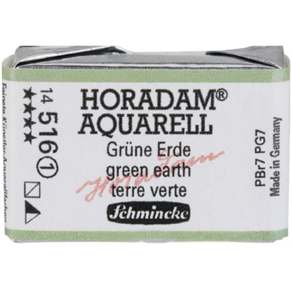 Schmincke Horadam Aquarell Green Earth 516 S.1 (Tam Tablet)