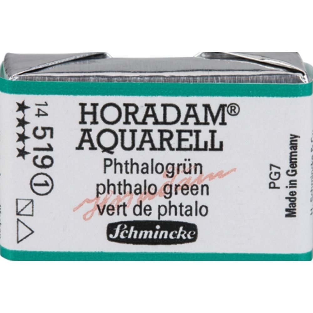 Schmincke Horadam Aquarell Phthalo Green 519 S.1 (Tam Tablet)
