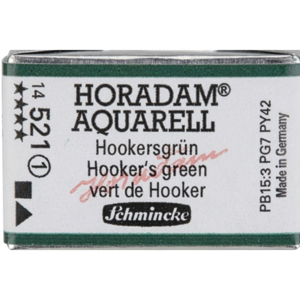 Schmincke Horadam Aquarell Hooker's Green 521 S.1 (Tam Tablet)