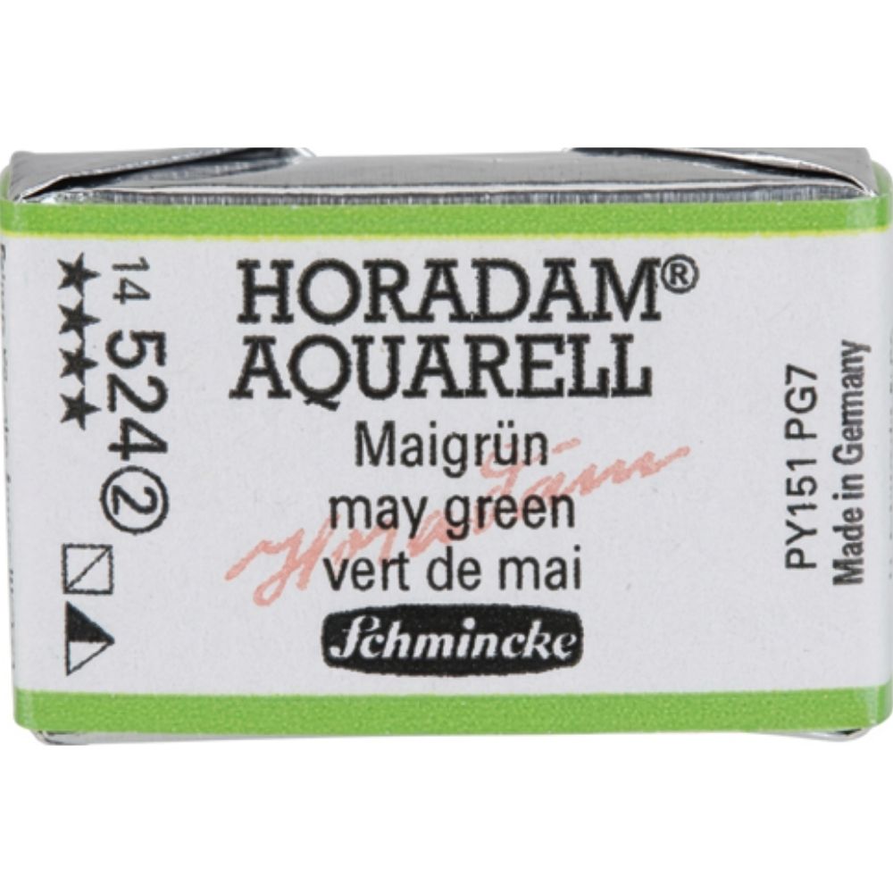 Schmincke Horadam Aquarell May Green 524 S.2 (Tam Tablet)