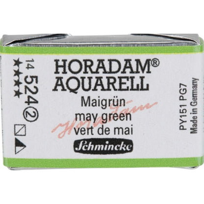 Schmincke Horadam Aquarell May Green 524 S.2 (Tam Tablet)