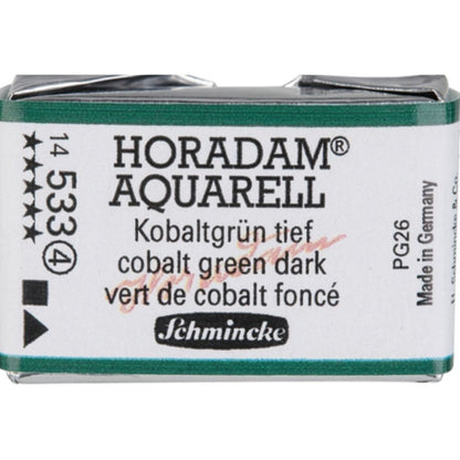 Schmincke Horadam Aquarell Cobalt Green Dark 533 S.4 (Tam Tablet)