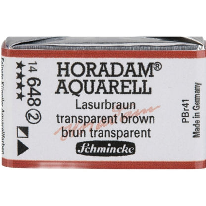 Schmincke Horadam Aquarell Translucent Brown 648 S.2 (Tam Tablet)