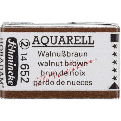 Schmincke Horadam Aquarell Walnut Brown 652 S.2 (Tam Tablet)