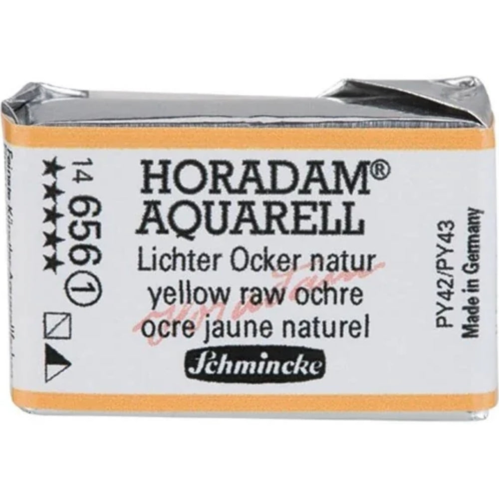 Schmincke Horadam Aquarell Yellow Raw Ochre 656 S.1 (Tam Tablet)