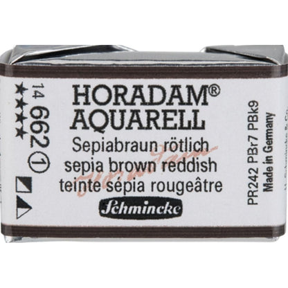 Schmincke Horadam Aquarell Sepia Brown Reddish 662 S.1 (Tam Tablet)